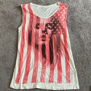 Guess American flag tank